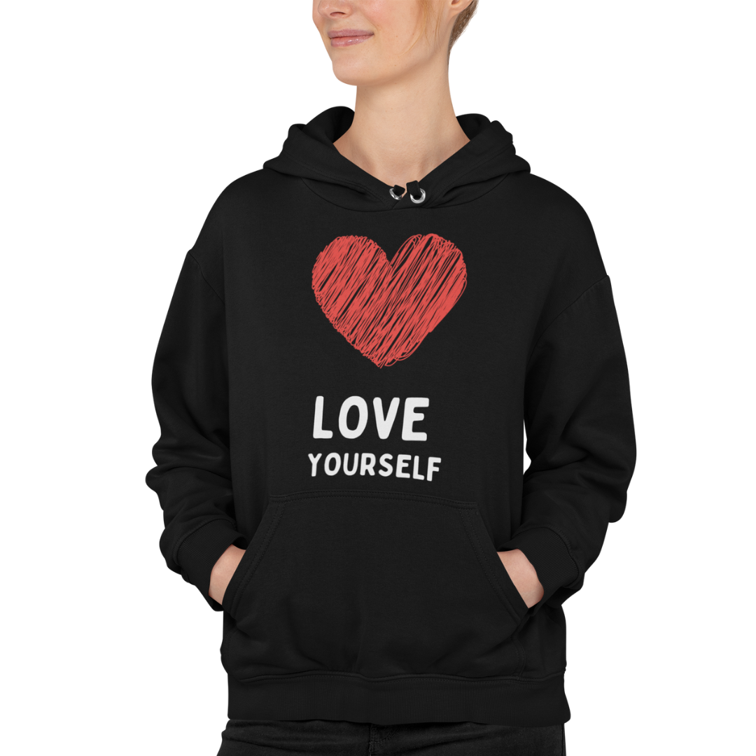Felpa con Cappuccio "Love yourself"