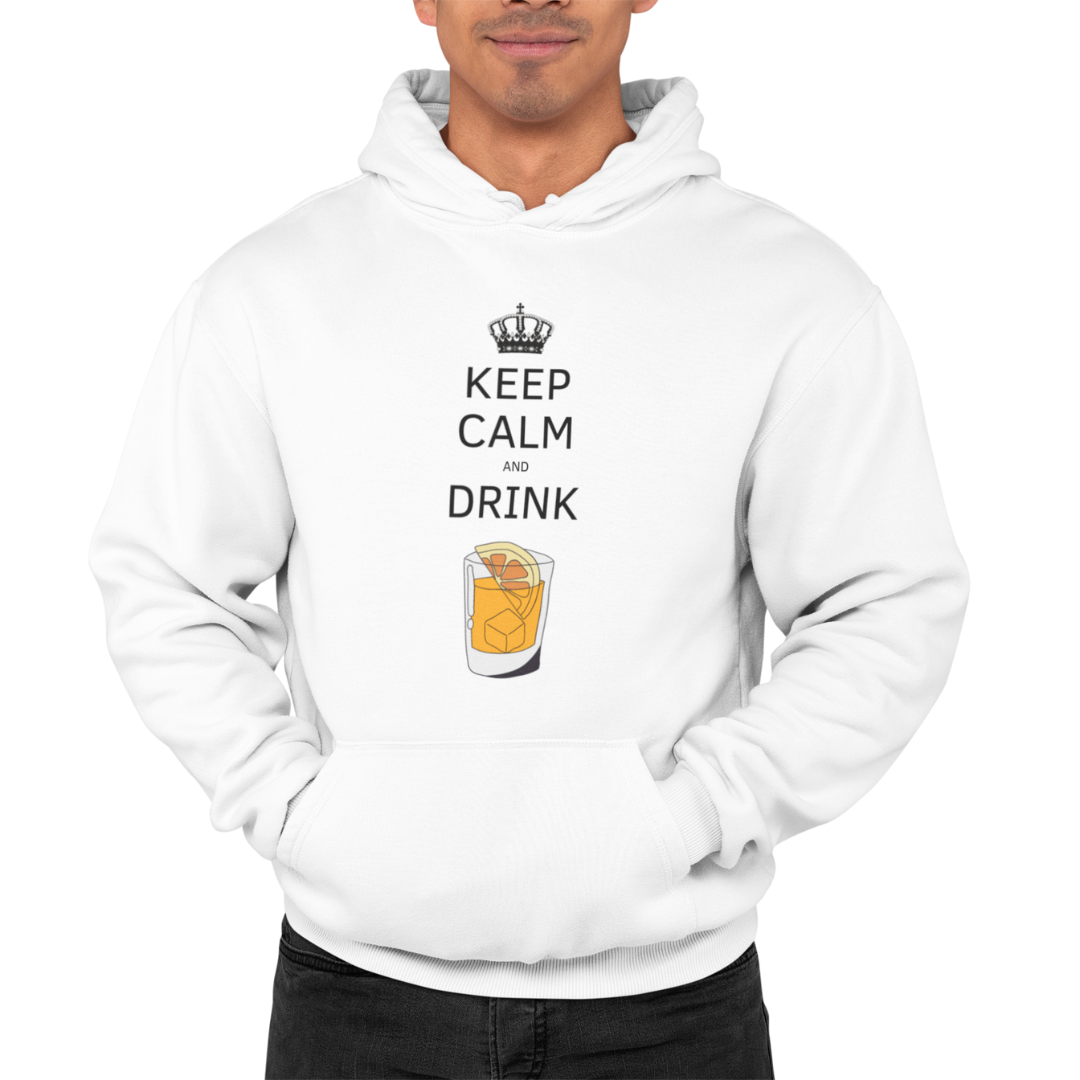 Felpa con Cappuccio Uomo "Keep calm and drink spritz"