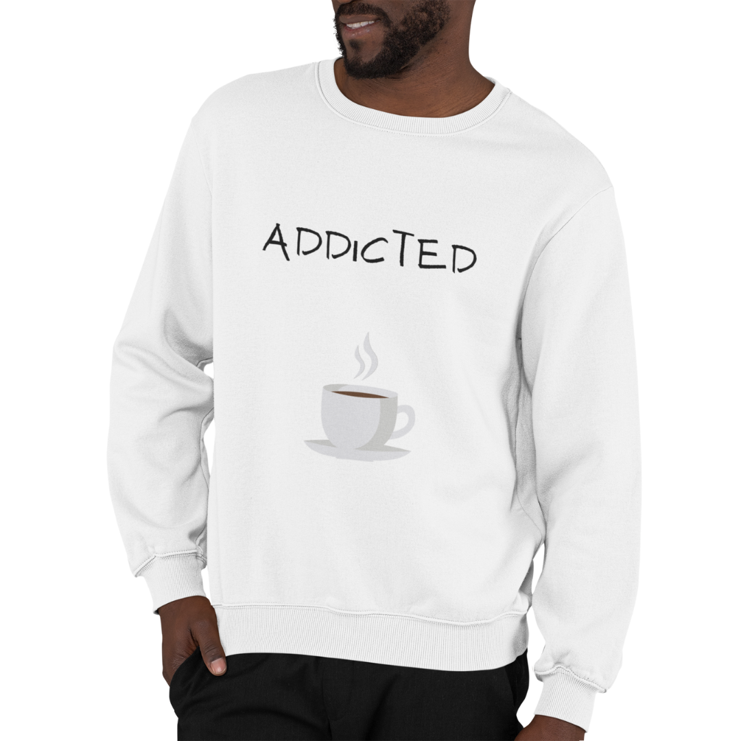 Felpa Girocollo Uomo "Addicted"