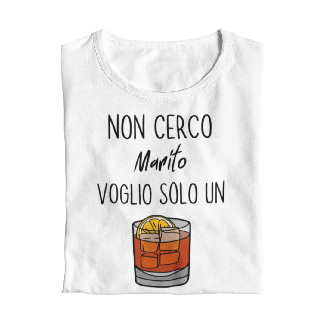 Maglietta Donna "Non cerco marito"