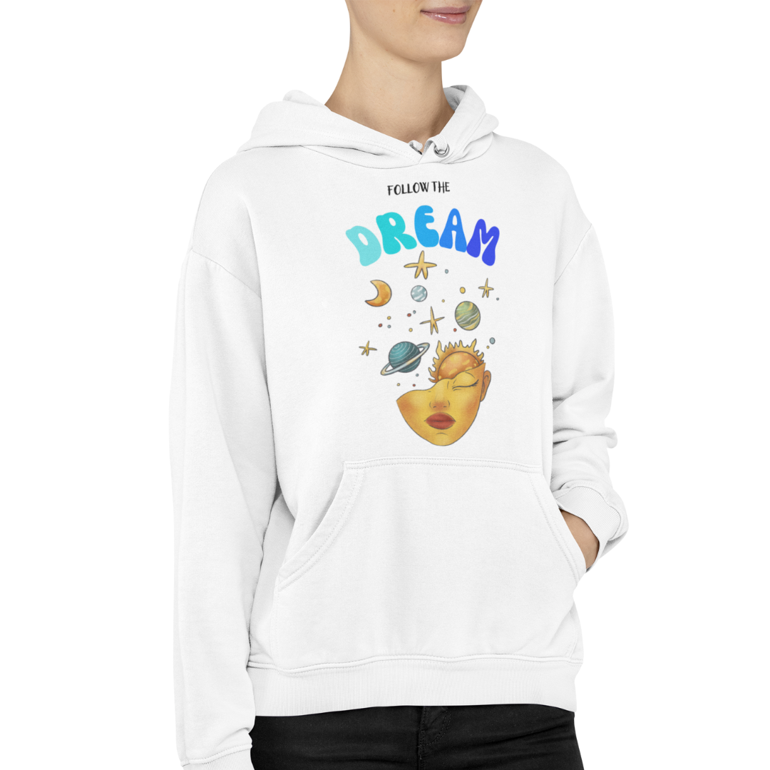 Felpa con Cappuccio "Follow the DREAM"