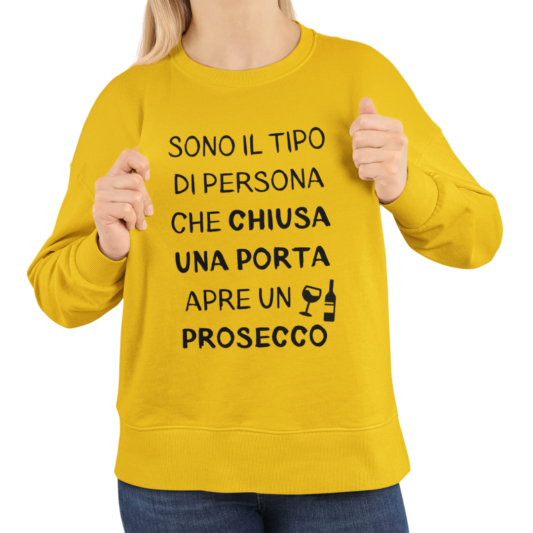 Felpa Girocollo Donna "Sono il tipo di persona"