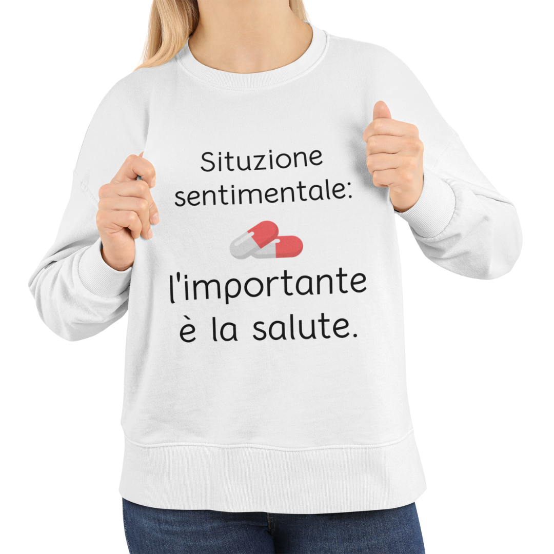 Felpa Girocollo Donna "Situazione sentimentale"