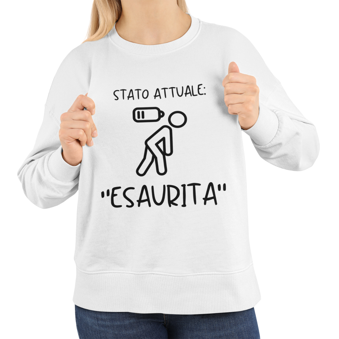 Felpa Girocollo Donna "Stato attuale: ESAURITA"