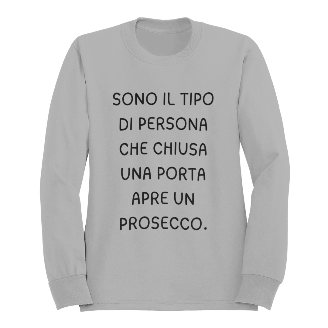 Felpa Girocollo Donna "Sono il tipo di persona"