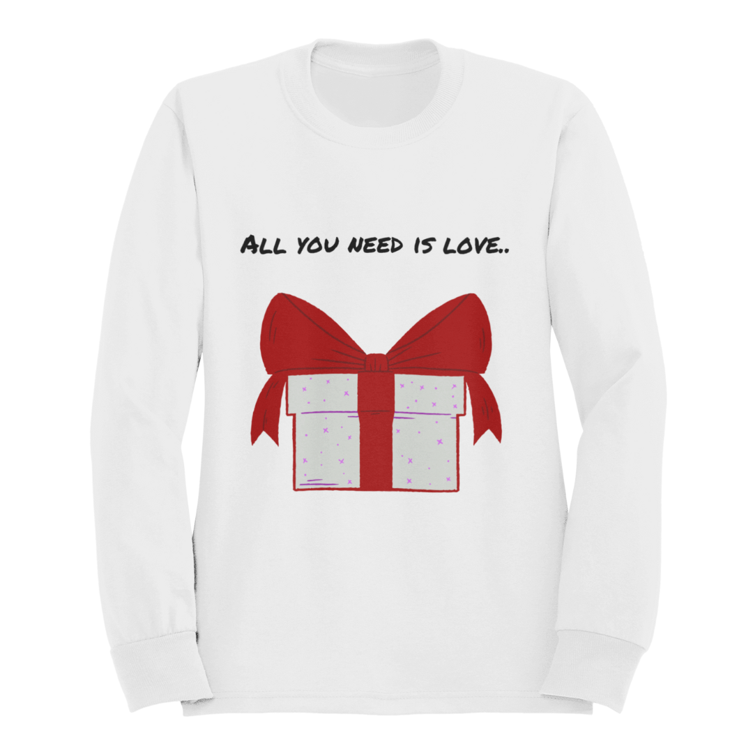 Felpa Girocollo Donna "All you need is love"