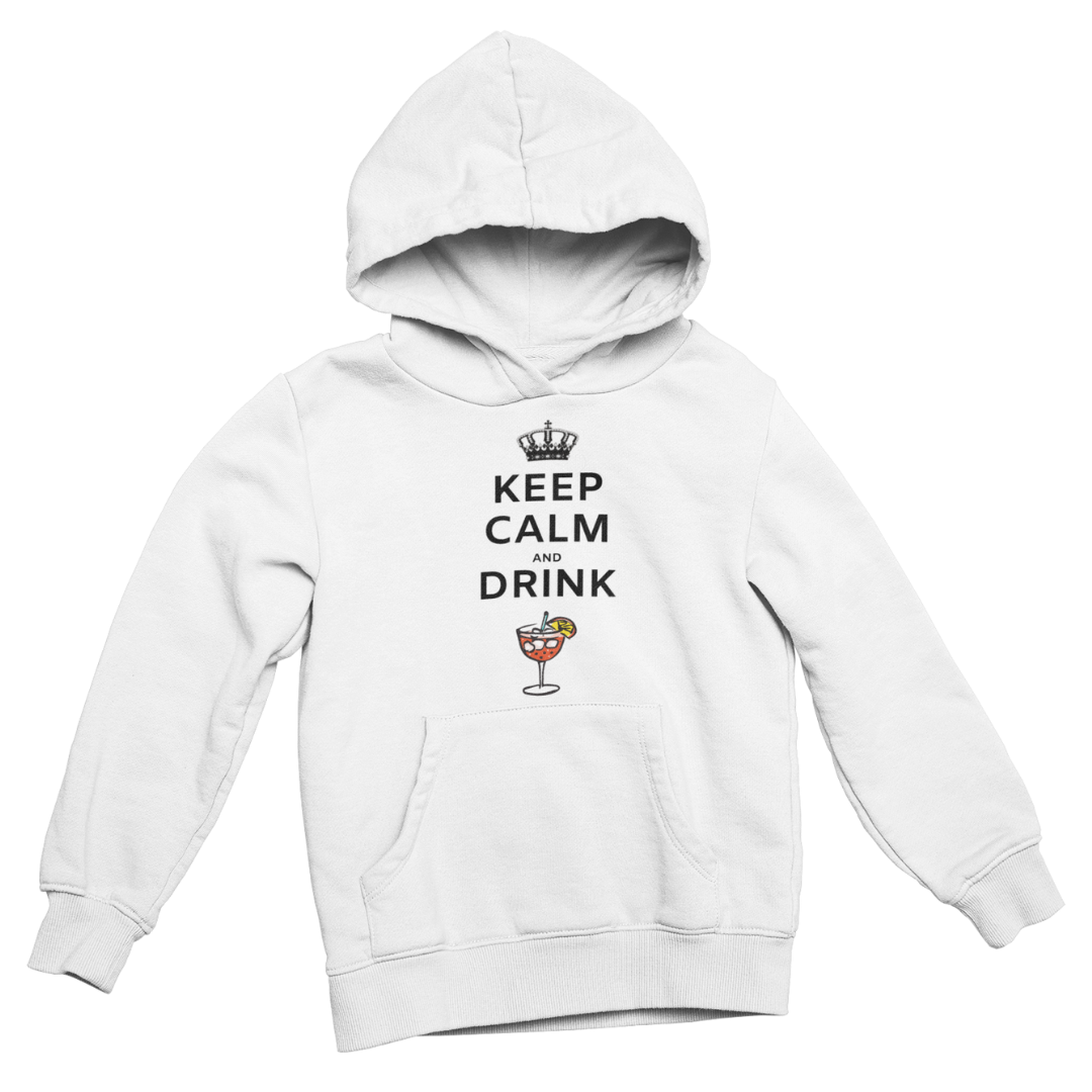 Felpa con Cappuccio Donna "Keep calm and drink spritz"