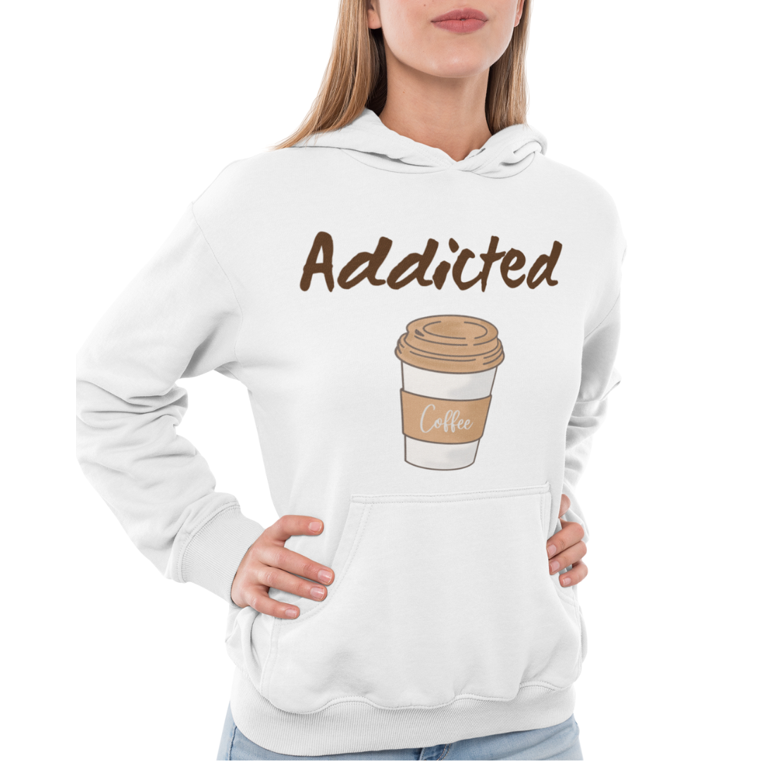 Felpa con Cappuccio Donna "Addicted"