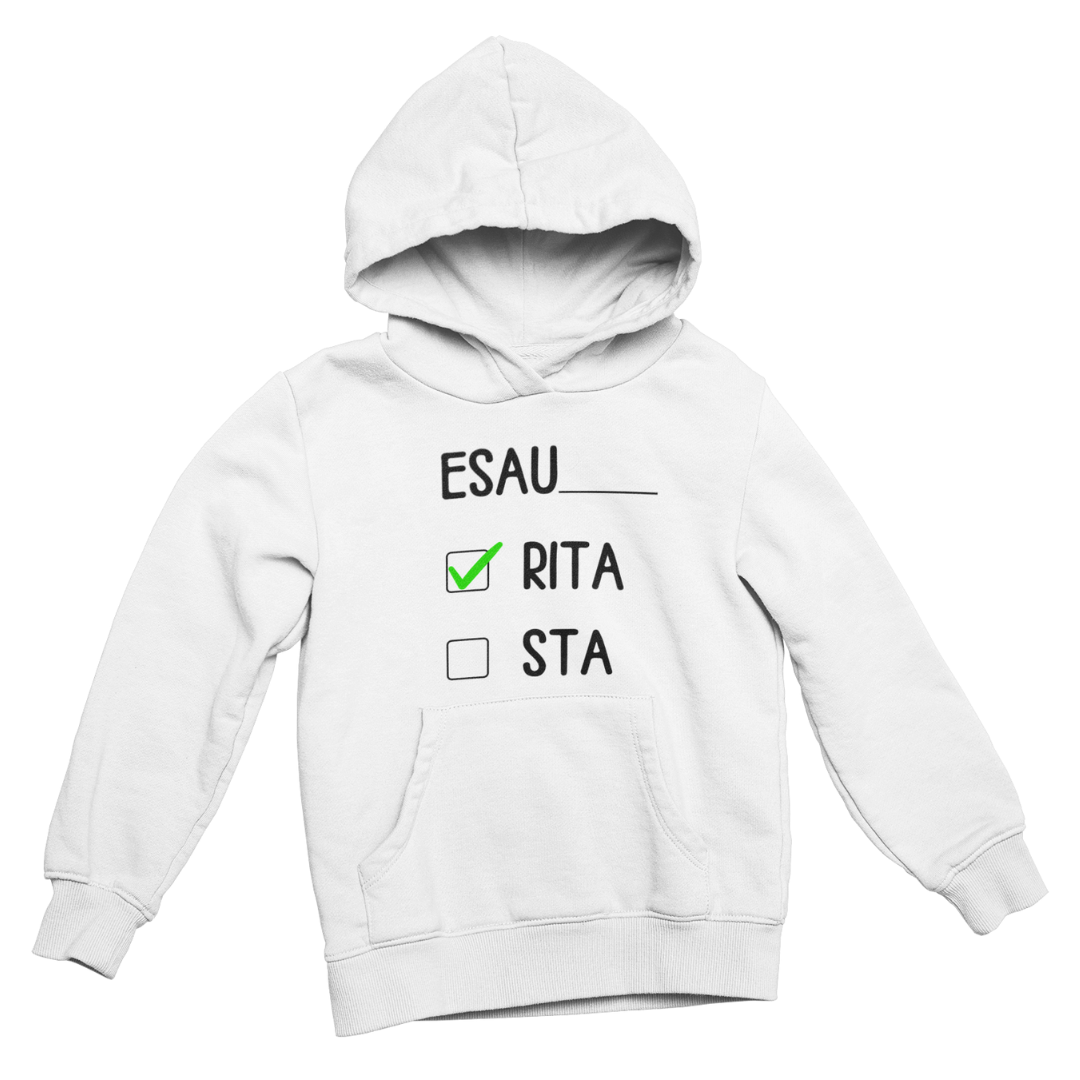 Felpa con Cappuccio Donna "Esau..rita/sta"