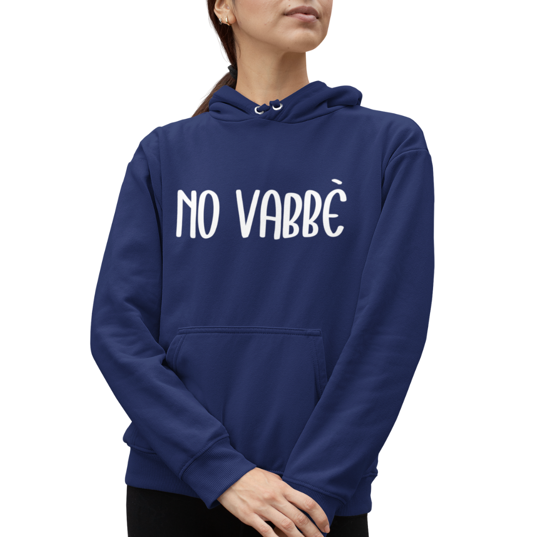 Felpa con Cappuccio Donna "No vabbè"