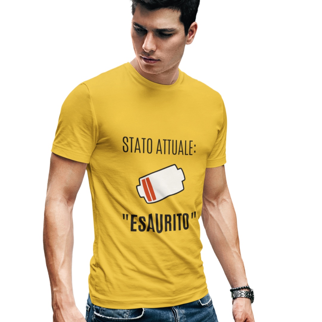 Maglietta Uomo "Stato attuale esaurito"