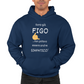 Felpa con Cappuccio Uomo "Sono già figo"