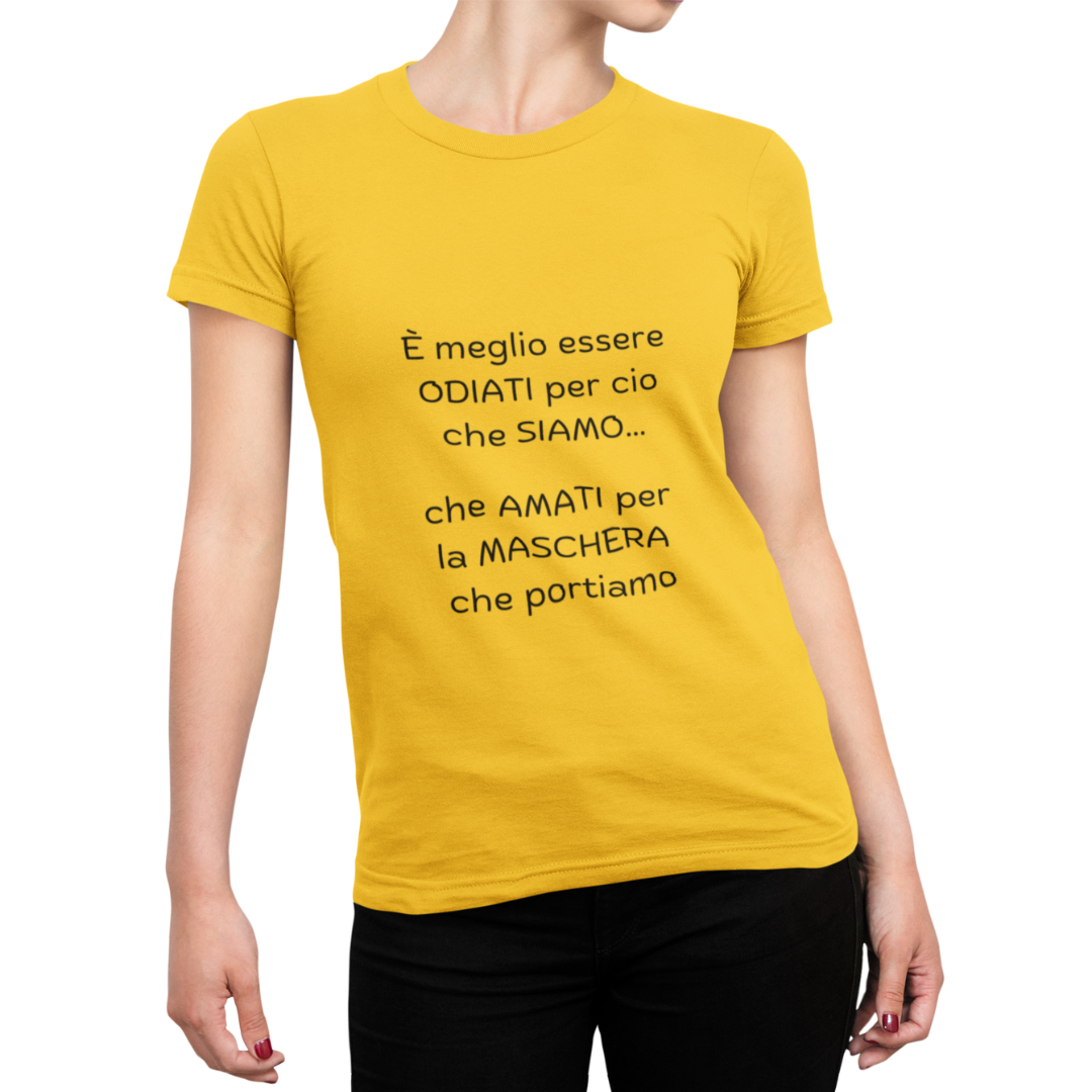 Maglietta Donna "E' meglio essere..."