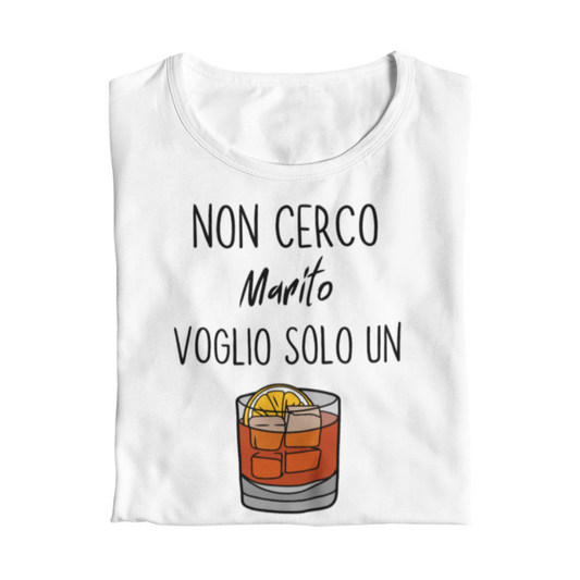Maglietta Donna "Non cerco marito"