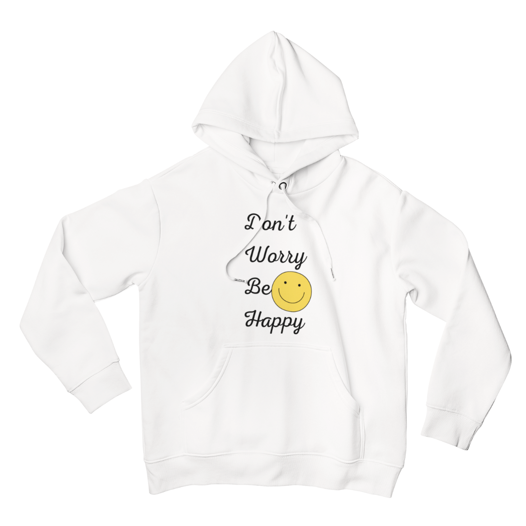 Felpa con Cappuccio Uomo "Don't worry be happy"