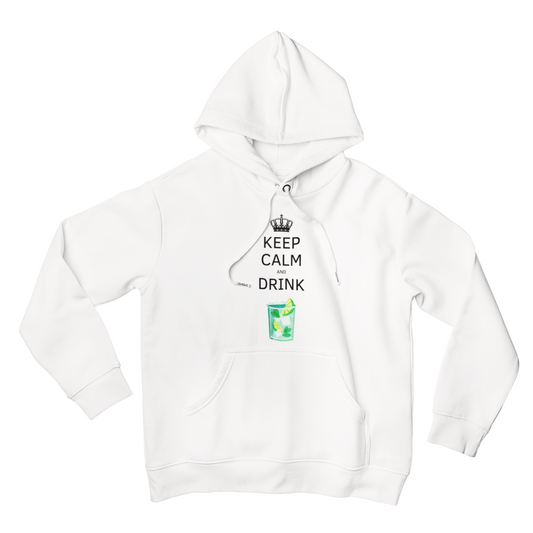 Felpa con Cappuccio Uomo "Keep calm and drink mojito"