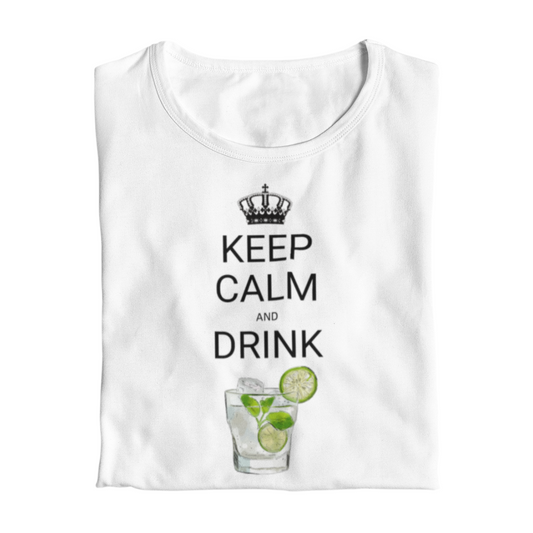 Maglietta Donna "Keep calm and drink mojito"