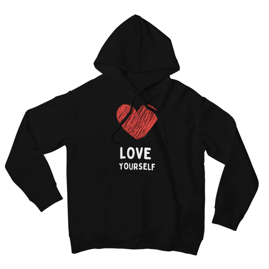 Felpa con Cappuccio "Love yourself"