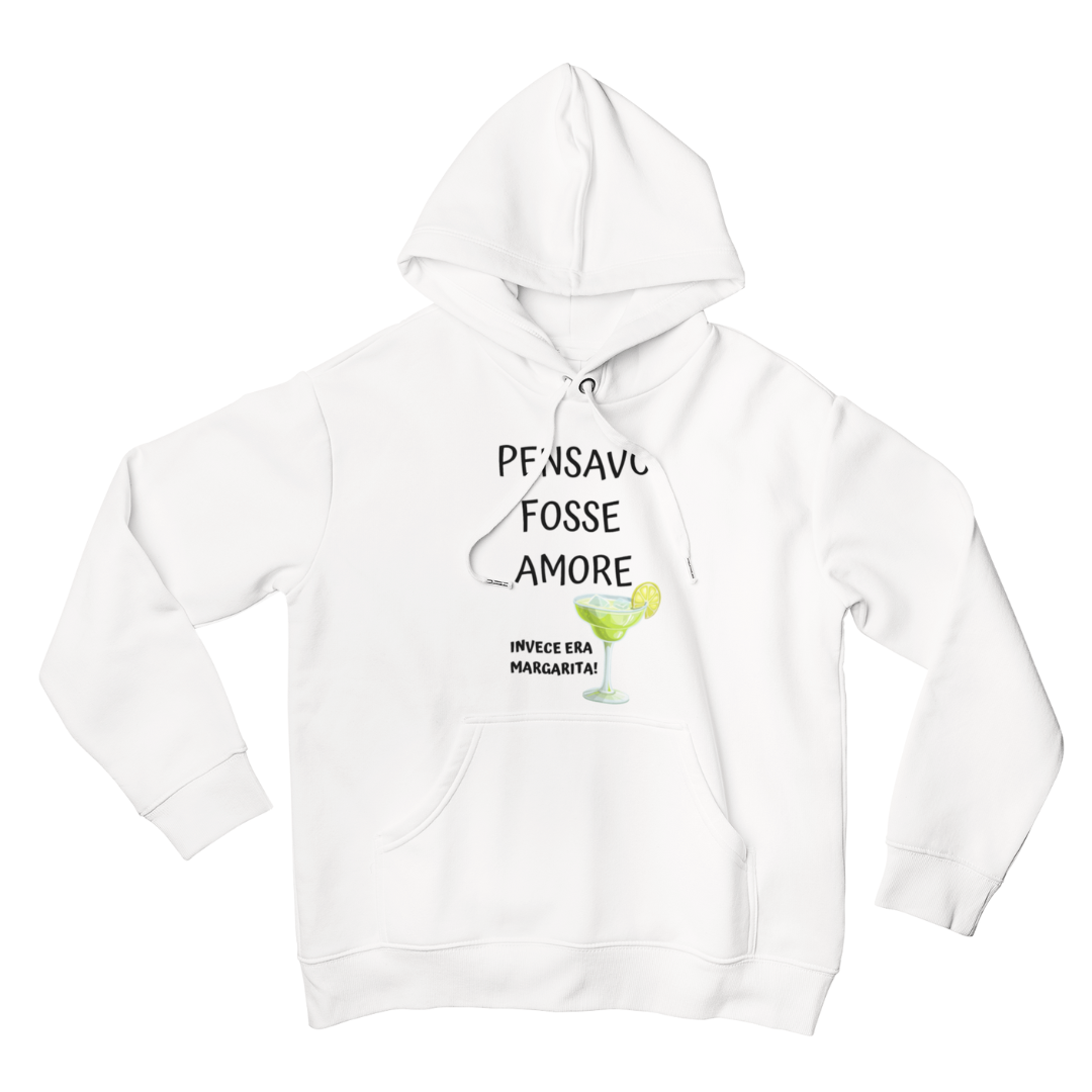Felpa con Cappuccio Uomo "Pensavo fosse amore"