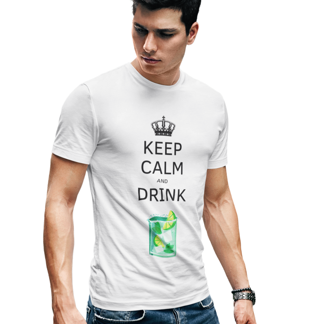 Maglietta Uomo "Keep calm and drink mojito"