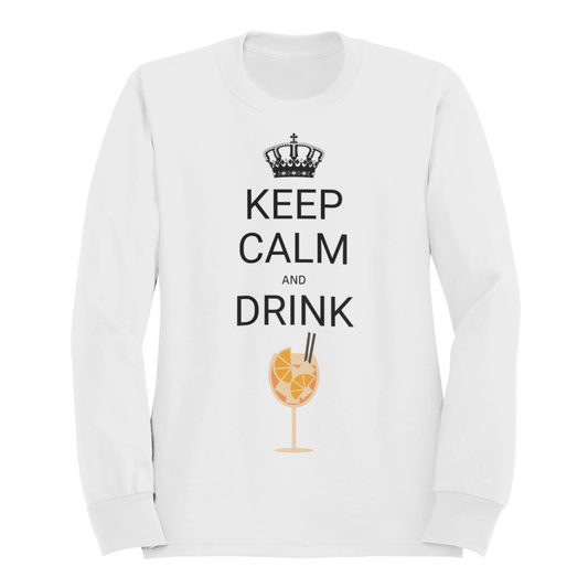Felpa Girocollo Donna "Keep calm and drink spritz"
