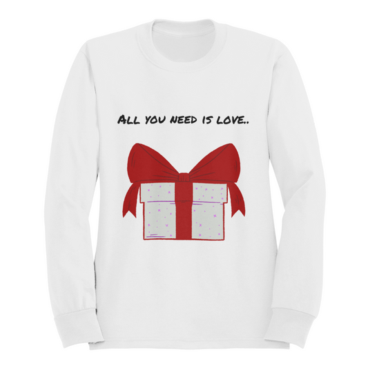 Felpa Girocollo Donna "All you need is love"