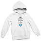Felpa con Cappuccio Donna "Keep calm and love diamond"