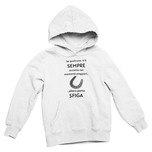 Felpa con Cappuccio Donna "Se qualcuno ti è sempre accanto"