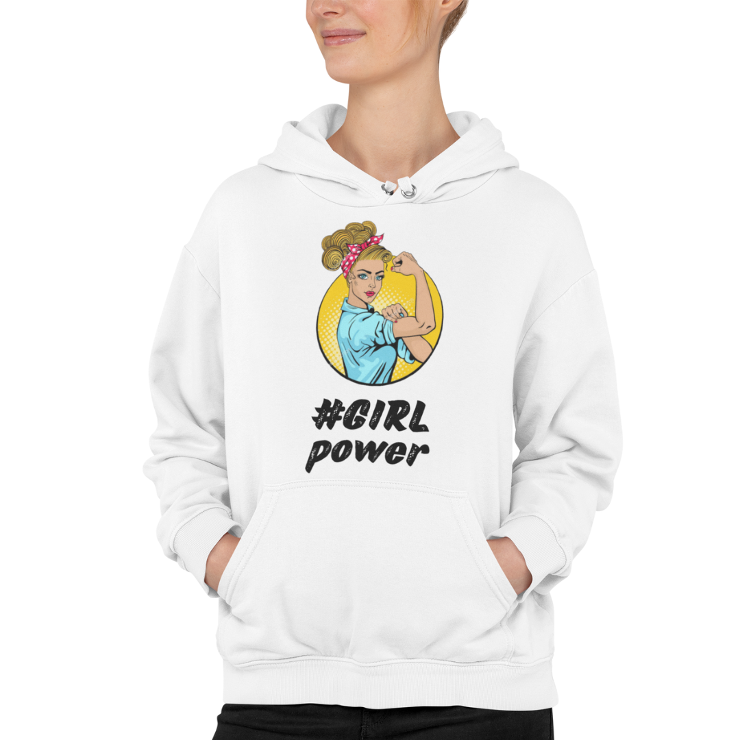 Felpa con Cappuccio "Power Girl"