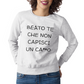Felpa Girocollo Donna "Beato te che non capisci un ca**o"