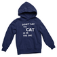Felpa con Cappuccio Donna "Don't say the cat is in the sac"