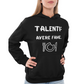 Felpa con Cappuccio Donna "Talenti: avere fame"