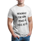 Maglietta Uomo "Menomale che non penso a voce alta"