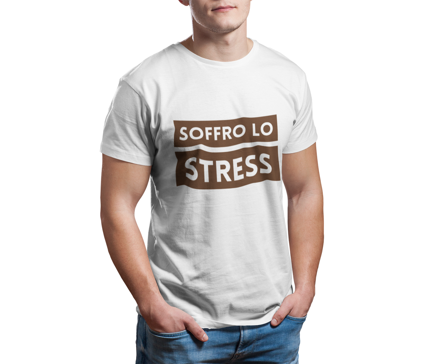 Maglietta Uomo "Soffro lo stress"